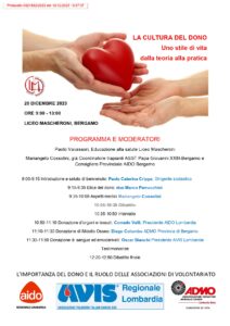 locandina cultura del dono