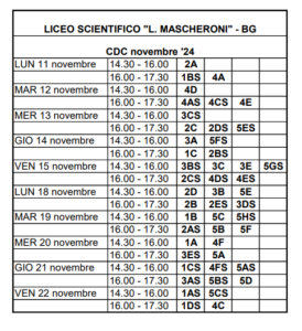 calendario